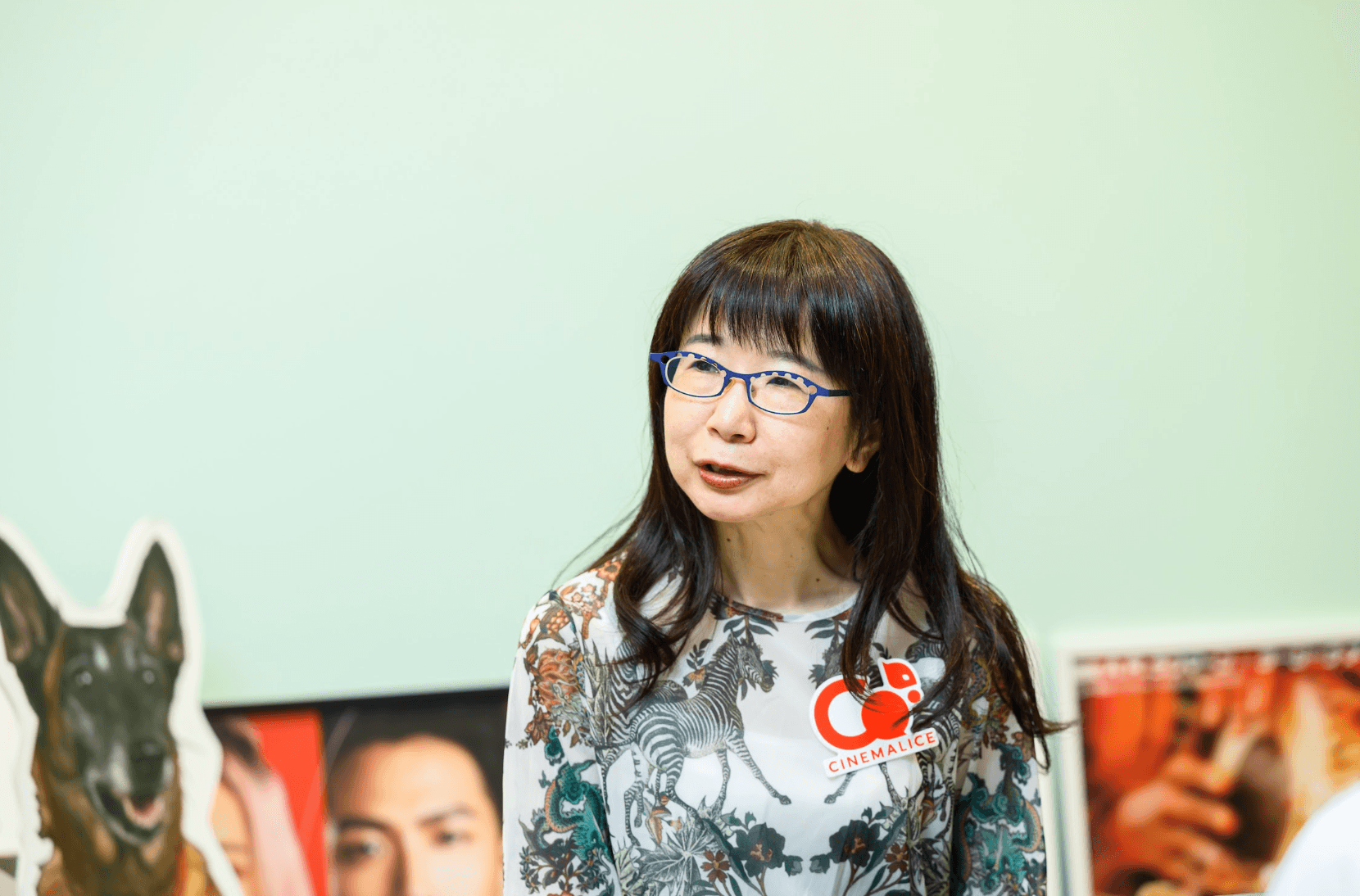 シネマリス支配人の稲田様の写真